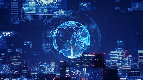 istock Smart city and communication network concept. 5G. LPWA (Low Power Wide Area). Wireless communication. 1174603158