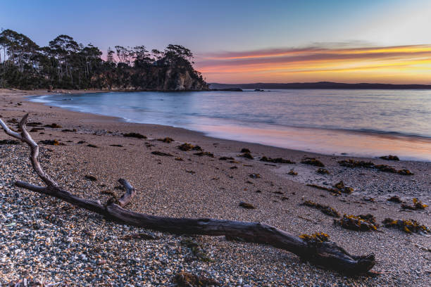 istock Colourful Streaky Clouds Sunrise Seascape 1174605737