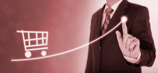 istock businessman shows strategy at market with chart 1174606661
