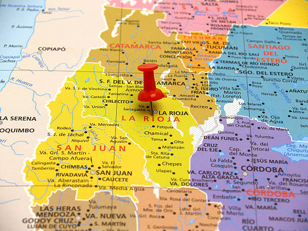 istock map of Argentina, La Rioja 117460765