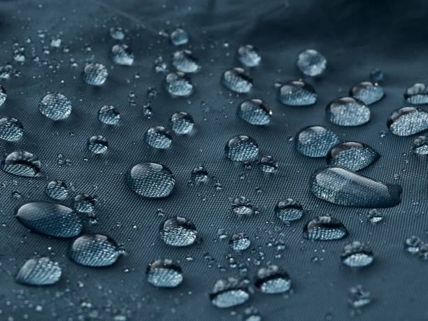 istock Water drops on the fabric. 1174614173