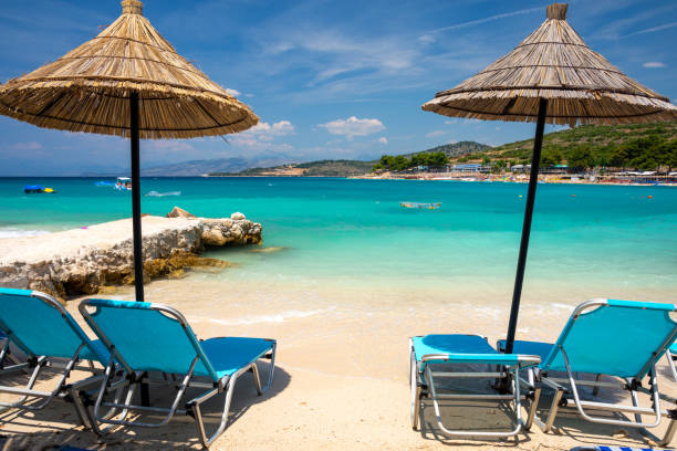 istock paradise beach in Ksamil in Albania 1174614565
