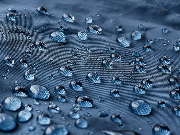 istock Water drops on the fabric. 1174615266