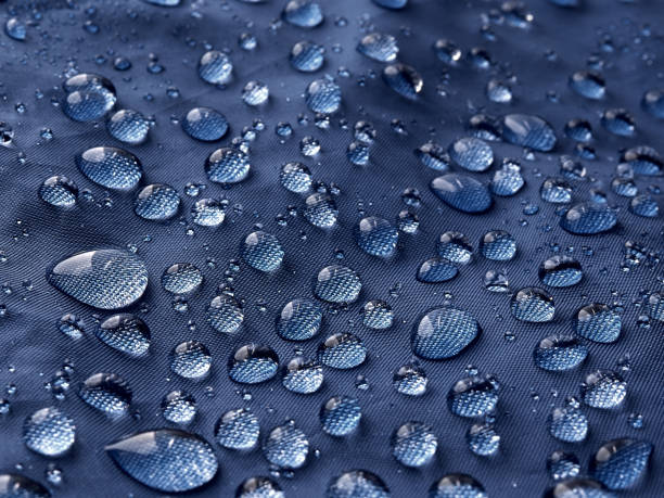 istock Water drops on the fabric. 1174615293