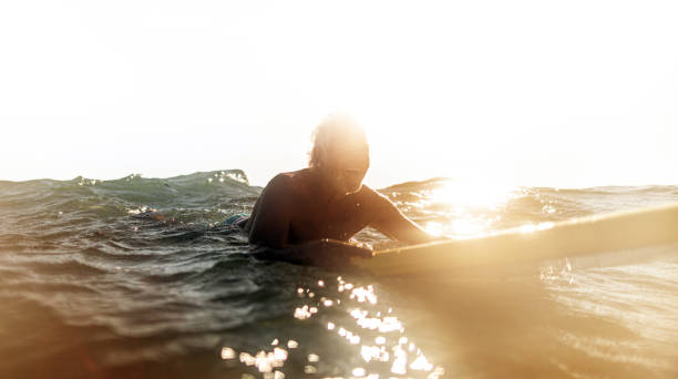 istock Portrait of a senior surfer 1174619084