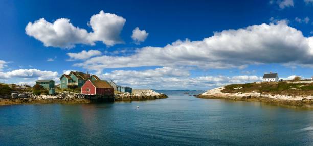 Peggy’s Cove Canada Nova Scotia Coastline peggys cove stock pictures, royalty-free photos & images