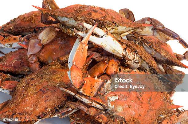 Photo libre de droit de Maryland Et Ses Crabes Cuits À La Vapeur banque d'images et plus d'images libres de droit de Aliment - Aliment, Coquille et coquillage, Disposition