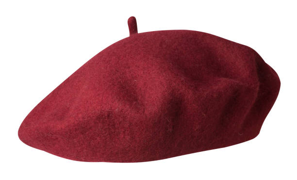 istock Beret isolated on white background. hat female beret 1174624599