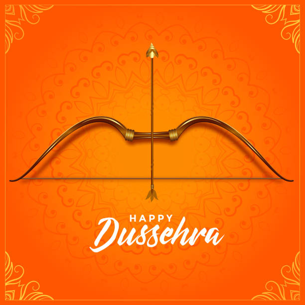 cultural happy dussehra bow and arrow festival greeting cultural happy dussehra bow and arrow festival greeting dussehra stock illustrations