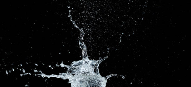 istock Water Ball on Black Background 1174630016
