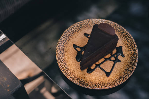 istock Slices of delicious desserts on table background. 1174642342