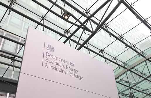 London England - June 4, 2019: Department for Business Energy and Industrial strategy London UK