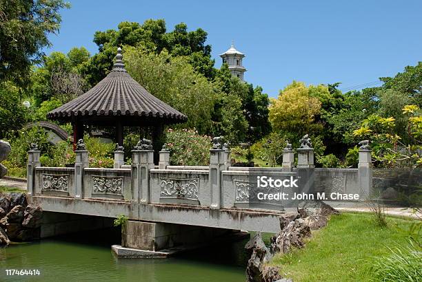Fukushen Garden Bridge Stock Photo - Download Image Now - Botany, Okinawa Prefecture, Asia