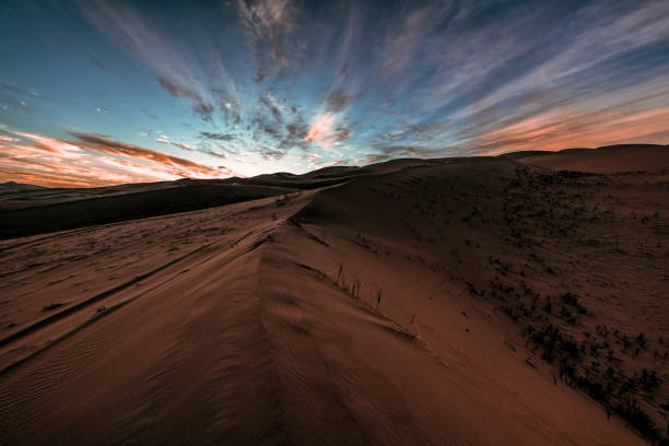 istock Dramatic skies over the Badain Jaran Desert 1174645351