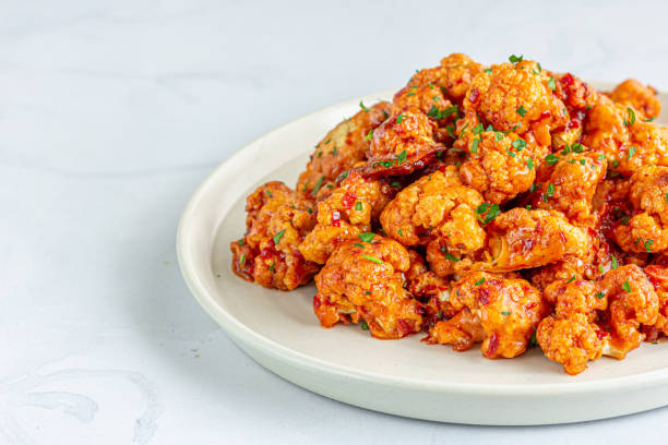 istock Buffalo Cauliflower Bites / Barbecue Cauliflower Wings 1174647517