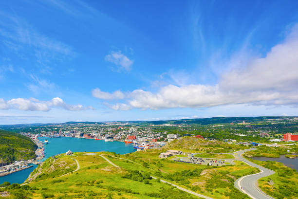 St. John's Harbor, Newfoundland St. John's Harbor, Newfoundland st. johns newfoundland photos stock pictures, royalty-free photos & images