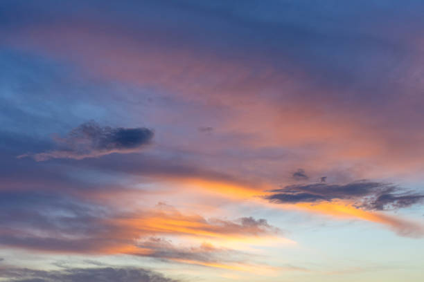 istock Beautiful sunset cloudy sky., at time twilight sky. 1174654259
