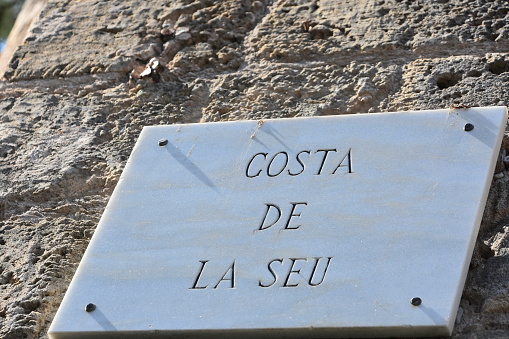 Road sign, Palma de Mallorca