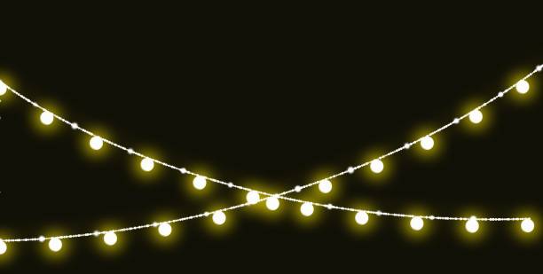 istock Christmas string lights and holiday lights 1174666641
