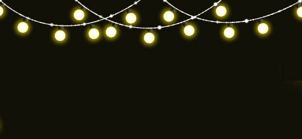 istock Christmas string lights and holiday lights 1174666644