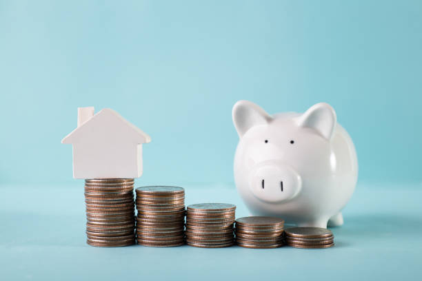 istock Saving money to buy house 1174681306