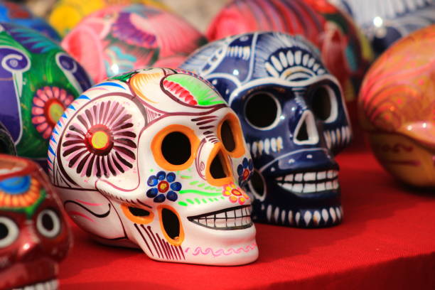 istock Retail display of sugar skulls 1174686523