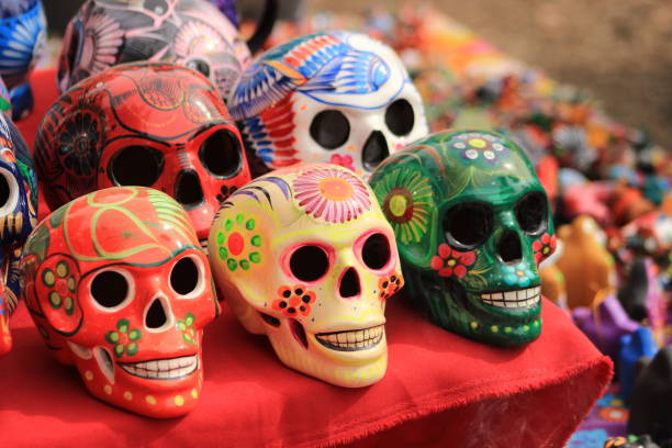 istock Retail display of sugar skulls 1174686525