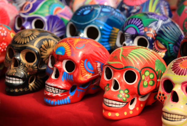 istock Retail display of sugar skulls 1174686594