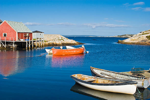 istock Fisherman's house and boats. 117469280