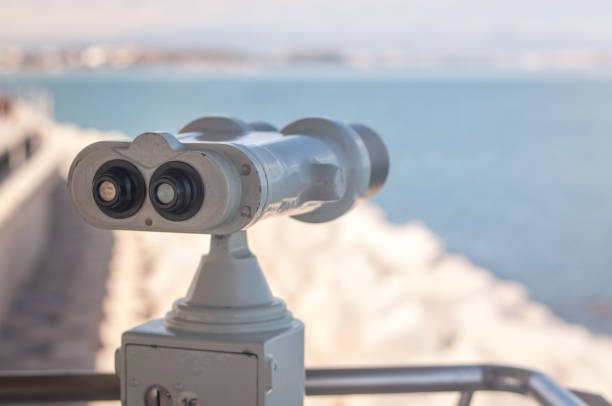 istock public panoramic binoculars to observe the sea views 1174694496