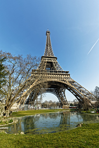 Paris, France - Eiffel tower made of iron