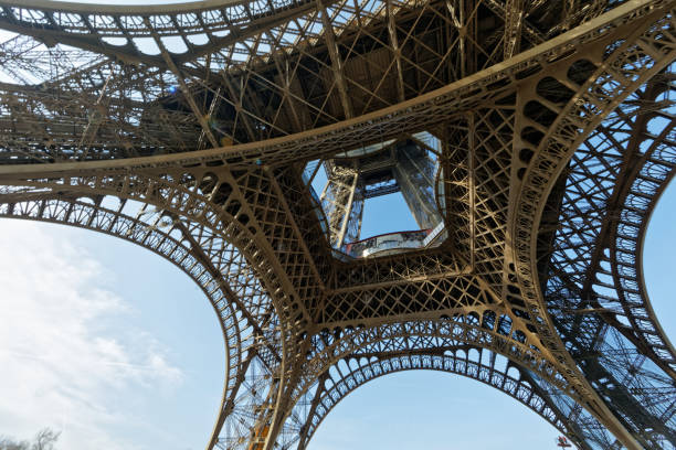 istock Paris, France - Eiffel tower made of iron 1174708108
