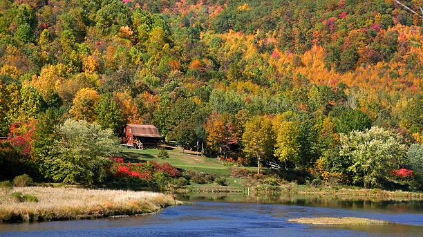 Scenic Landscape In Pennsylvania stock photo
