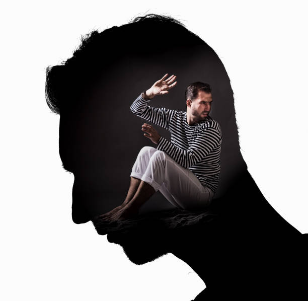 Personality in prison of the mind concept.