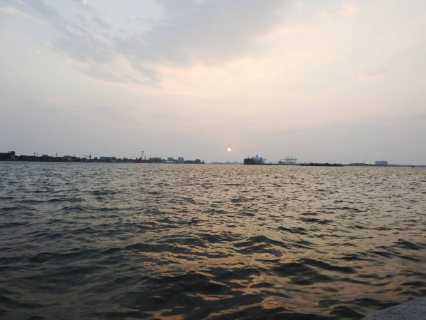 istock Sunset View at Vembanad Lake Kochi 1174727790