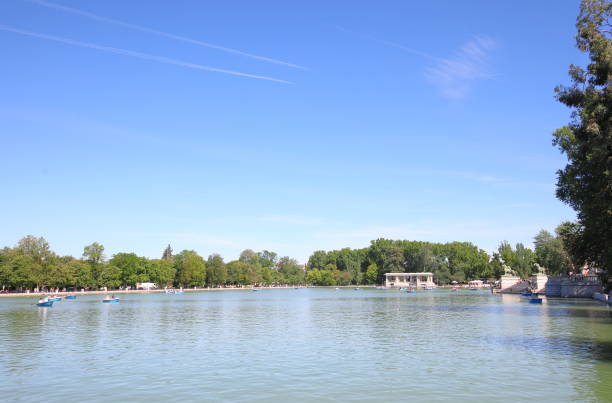 istock The Retiro park garden Madrid Spain 1174728510