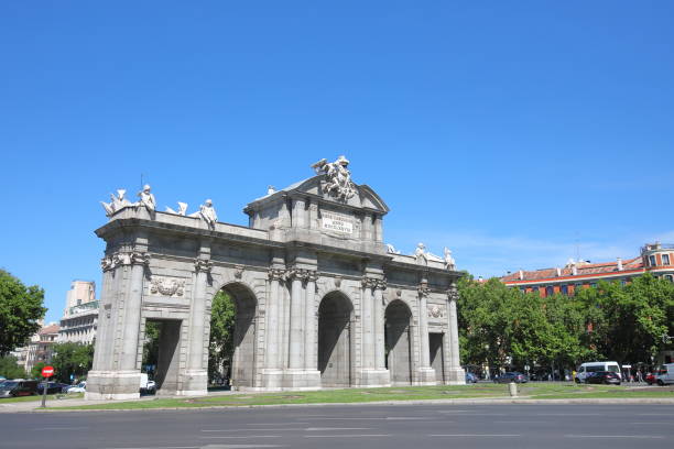 istock Alcala gate cityscape Madrid Spain 1174728581