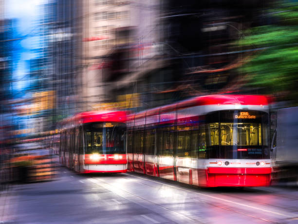istock Downtown Toronto - Street Car (Public Transportation) 1174729620