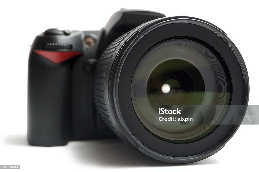 DSLR camera  Black Color Stock Photo