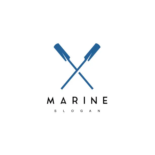 Vector illustration of Marine Logo Design Inspiration