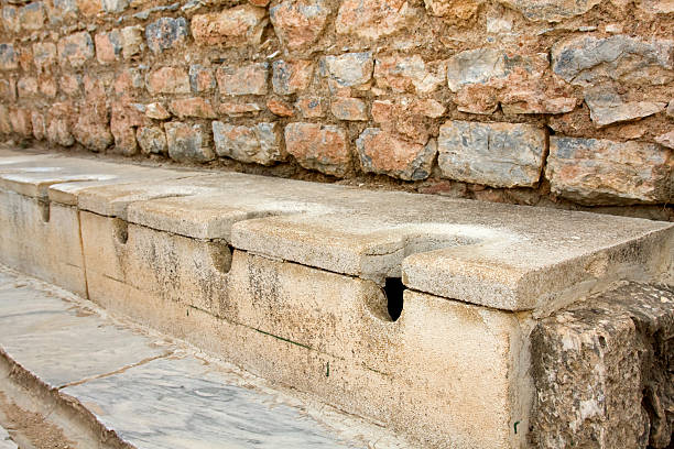 istock Public toilets (men only) Ephesus, Turkey 117474054