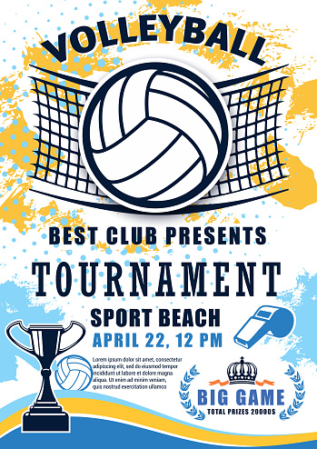 Volleyball sport league cup tournament