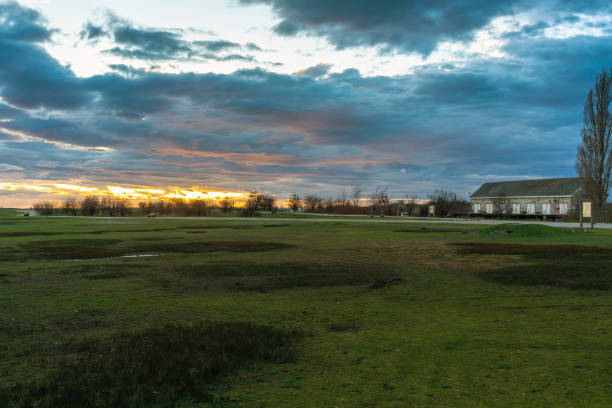 istock Seaside park under the sunset in Richmond BC Canada 1174758605