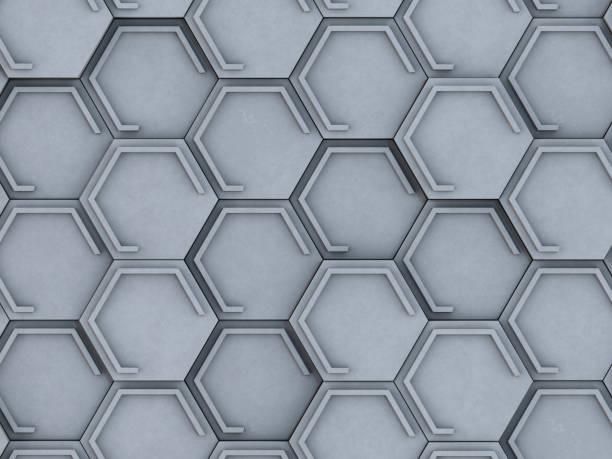 istock Abstract geometric background with shapes. 3D 1174766498