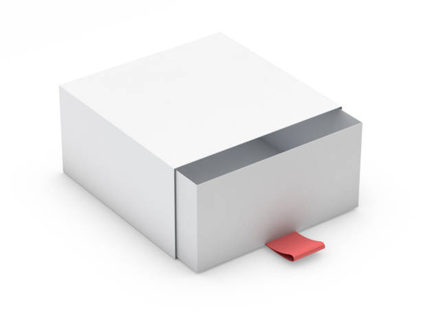 istock White box mock up isolated on white background. 3D 1174766543