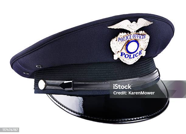 Tapa De Policía Foto de stock y más banco de imágenes de Cuerpo de policía - Cuerpo de policía, Sombrero, Gorra