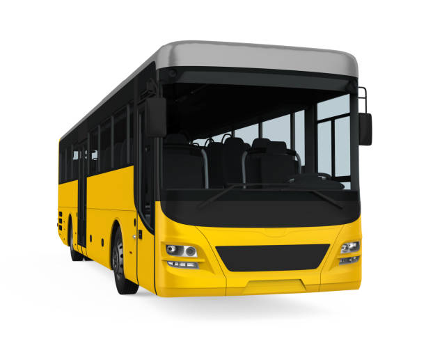 istock Yellow City Bus Isolated 1174777097