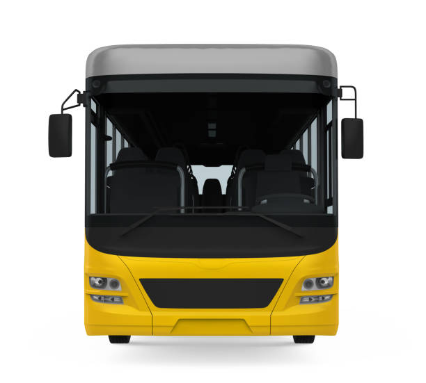 istock Yellow City Bus Isolated 1174777131