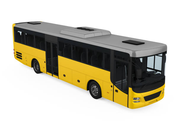 istock Yellow City Bus Isolated 1174777211