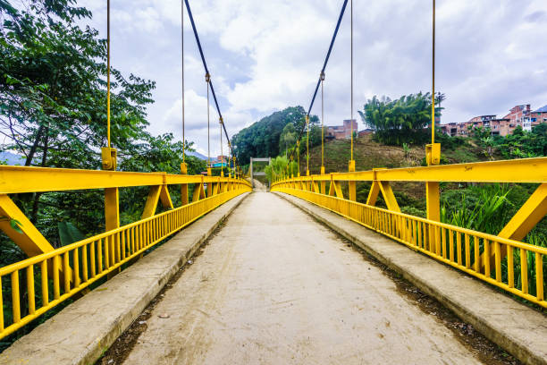 istock View on yellow bridge next to Jardin in Colombia 1174780607